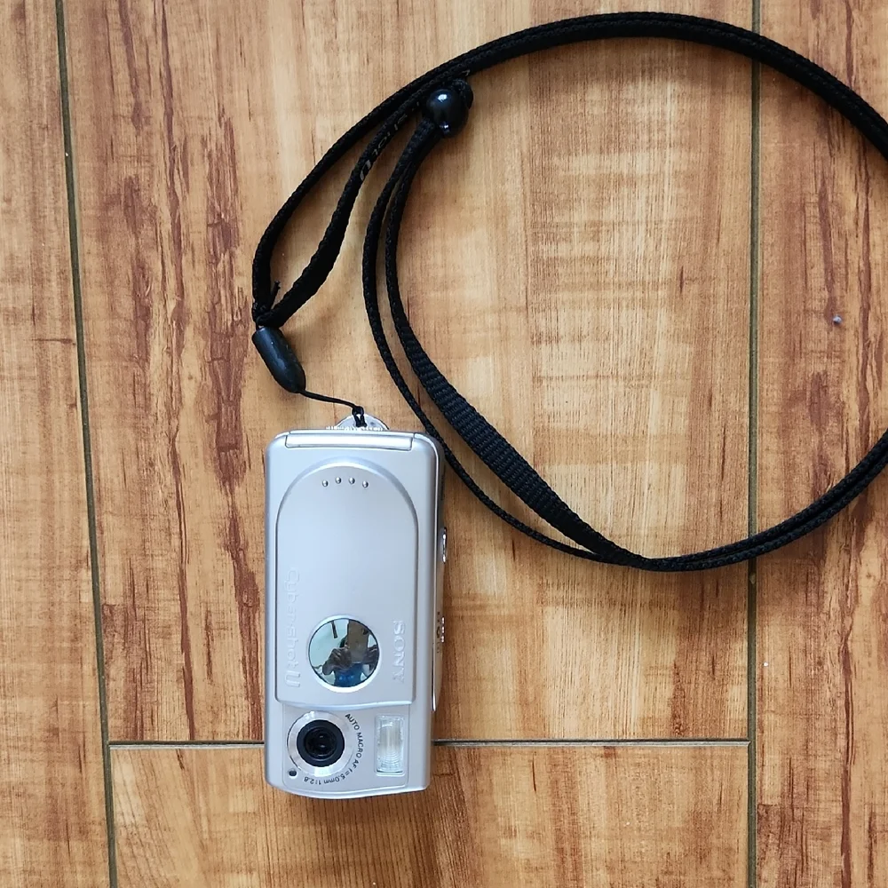 Sony Silver Digital Camera Compact and Sleek